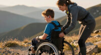 Paraplegic boy doing Three Peaks Challenge meets Catherine