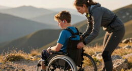 Paraplegic boy doing Three Peaks Challenge meets Catherine
