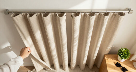 I Ditched My Closet Doors For $60 Pleated Curtains (See Why!)