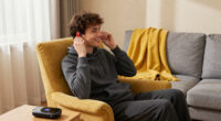 They Took A Risk On Mustard And Red — It Completely Changed This Living Room